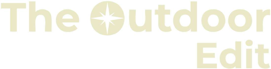 The logo for "The Outdoor Edit" a website that hosts blogs and content all about outdoor activities